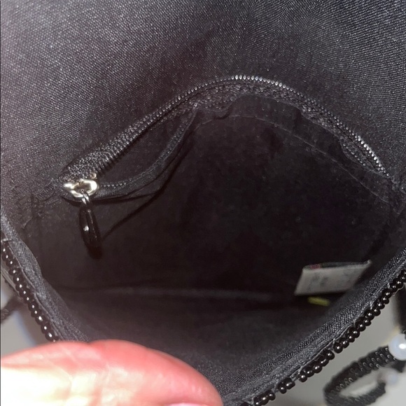 Black and White shell mother of pearl Crossbody Bag one size preowned - Picture 6 of 9